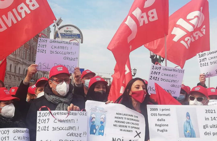 OSS precari salta il tavolo regionale. Brindisi aspetta le proroghe dei contratti