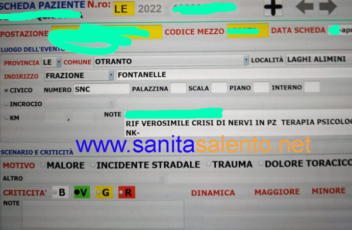 Ennesimo soccorso improprio mentre 118 e pronto soccorso sono senza medici