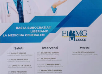 Sburocratizzare la medicina: la Fimmg Lecce organizza un evento alla presenza di  Palese